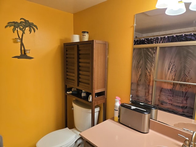 bathroom featuring toilet