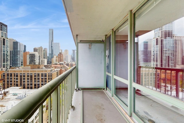 111 W Maple St Unit 1001, Chicago, IL 60610 - balcony featuring a view of skyline