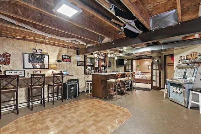 bar featuring a bar