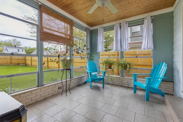 19 S 11th St, Saint Charles, IL 60174 - sunroom featuring a ceiling fan
