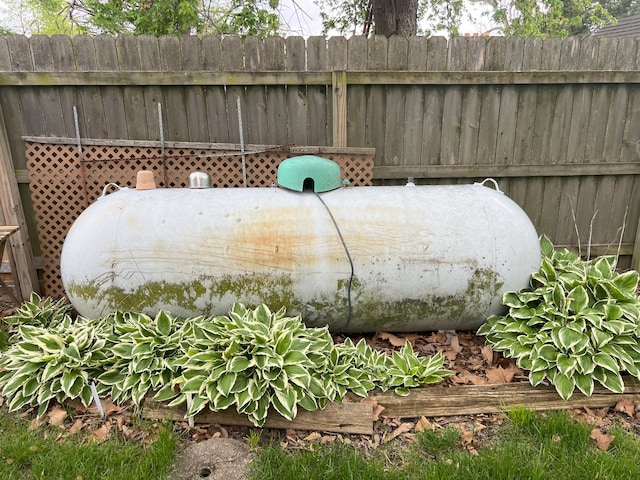 details with heating fuel and fence