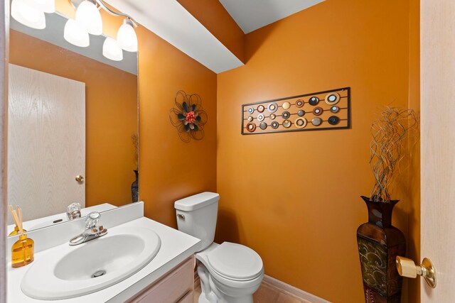 2013 Graystone Dr, Joliet, IL 60431 - bathroom featuring toilet and vanity