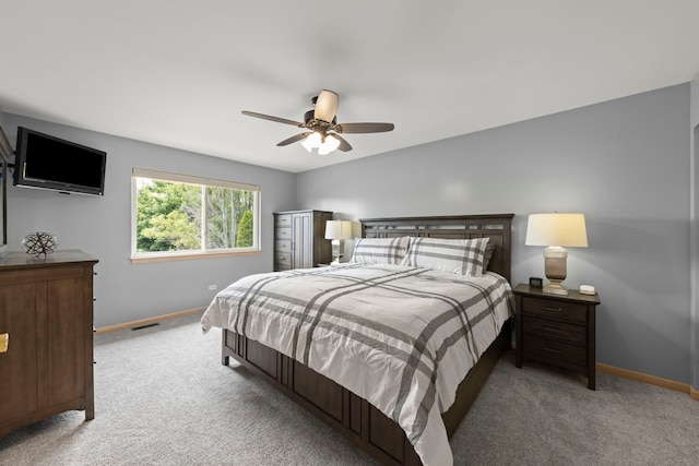 2013 Graystone Dr, Joliet, IL 60431 - carpeted bedroom featuring baseboards and ceiling fan