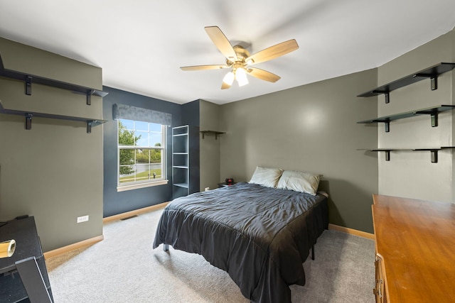 2013 Graystone Dr, Joliet, IL 60431 - carpeted bedroom featuring baseboards and a ceiling fan