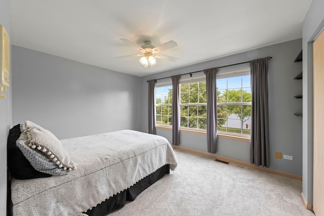 2013 Graystone Dr, Joliet, IL 60431 - bedroom featuring baseboards, carpet flooring, and ceiling fan