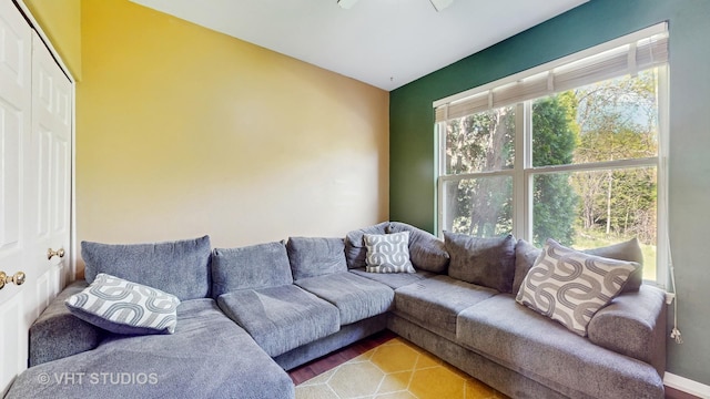 376 Willow Rd, Lakemoor, IL 60051 - living room with wood finished floors