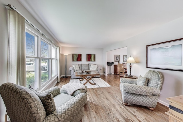962 Thompson Blvd, Buffalo Grove, IL 60089 - living room with wood finished floors and baseboards