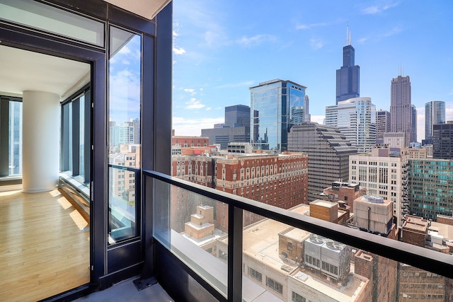 60 E Monroe St Unit 2705, Chicago, IL 60603 - balcony featuring a skyline view