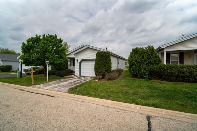 3404 Steeplechase Way, Grayslake, IL 60030 - view of front of house featuring an attached garage, a front lawn, and driveway