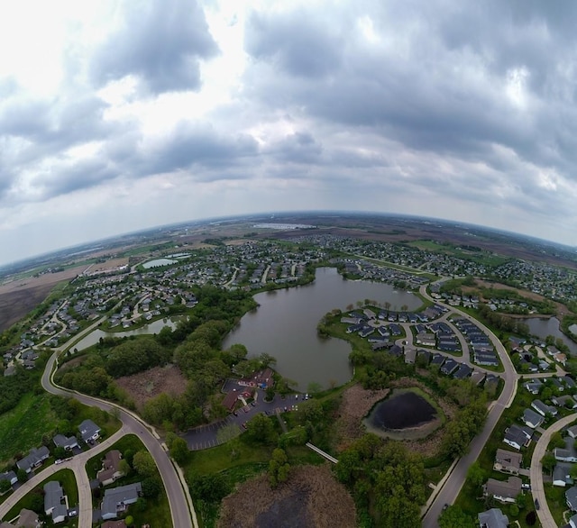 3404 Steeplechase Way, Grayslake, IL 60030 - aerial view of residential area featuring a nearby body of water