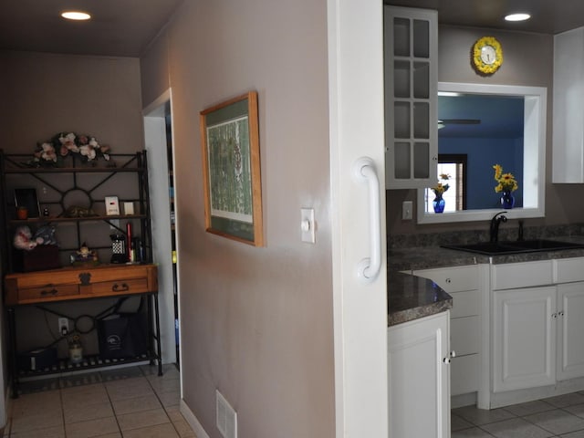 2912 Magellan Dr, Mchenry, IL 60051 - corridor featuring light tile patterned floors and recessed lighting