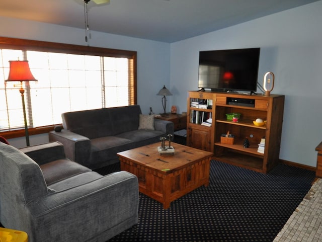2912 Magellan Dr, Mchenry, IL 60051 - carpeted living room featuring plenty of natural light and baseboards