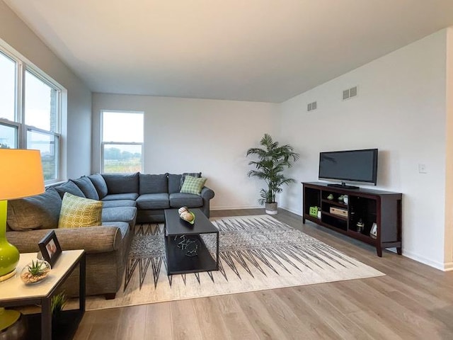 1587 Glenbrooke Ln, New Lenox, IL 60451 - living room with wood finished floors and baseboards