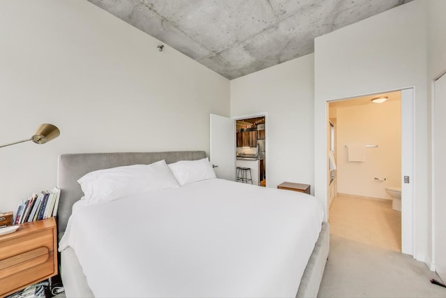 235 W Van Buren St Unit 3414, Chicago, IL 60607 - carpeted bedroom featuring ensuite bathroom
