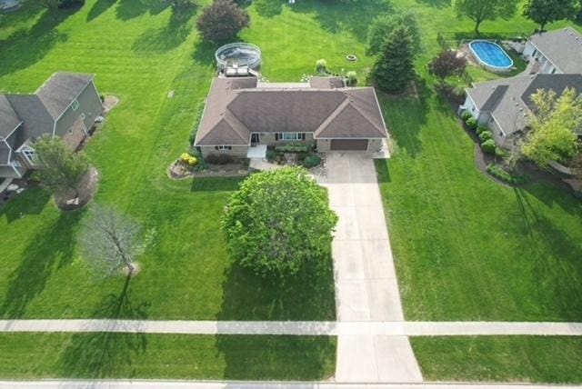 view of subject property