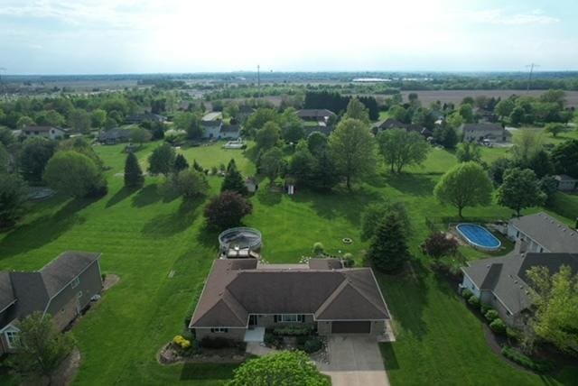 drone / aerial view
