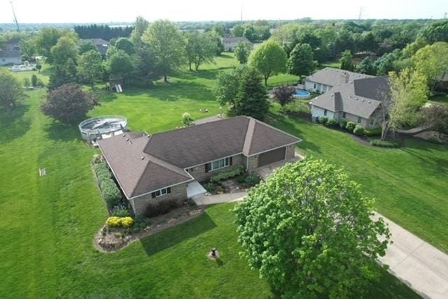 view of subject property