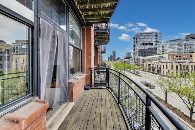 1000 W Washington Blvd Unit 342, Chicago, IL 60607 - balcony featuring a view of city