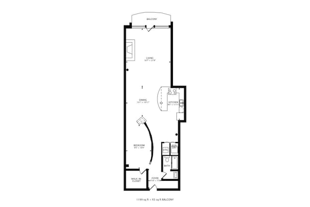 1000 W Washington Blvd Unit 342, Chicago, IL 60607 - plan