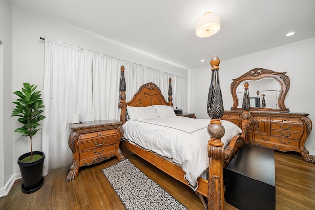 4353 S Indiana Ave Unit 3, Chicago, IL 60653 - bedroom with wood finished floors, recessed lighting, and baseboards