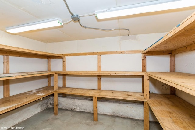 view of storage