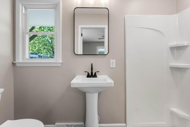 2705 Arlene Dr, Urbana, IL 61802 - bathroom with toilet and a shower