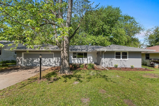 2705 Arlene Dr, Urbana, IL 61802 - single story home with an attached garage, concrete driveway, and a front lawn