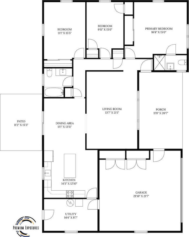 2705 Arlene Dr, Urbana, IL 61802 - floor plan / room layout