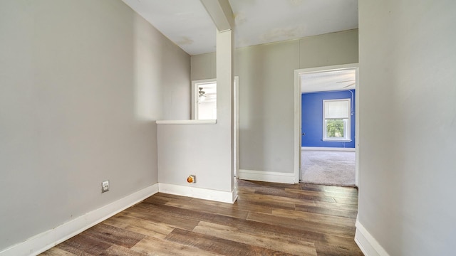 630 Willett Ave, Dixon, IL 61021 - unfurnished room featuring wood finished floors and baseboards