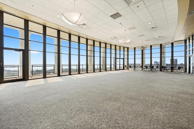 233 E 13th St Unit 2209, Chicago, IL 60605 - carpeted spare room featuring healthy amount of natural light and a towering ceiling
