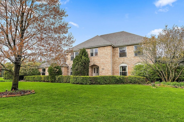 12318 W Donegal Ln, New Lenox, IL 60451 - view of front facade with a front yard and brick siding