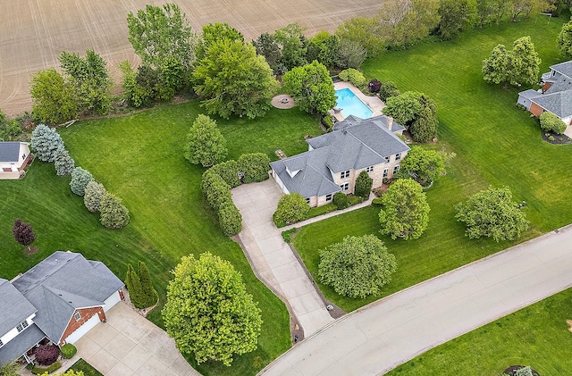 12318 W Donegal Ln, New Lenox, IL 60451 - drone / aerial view of a pool