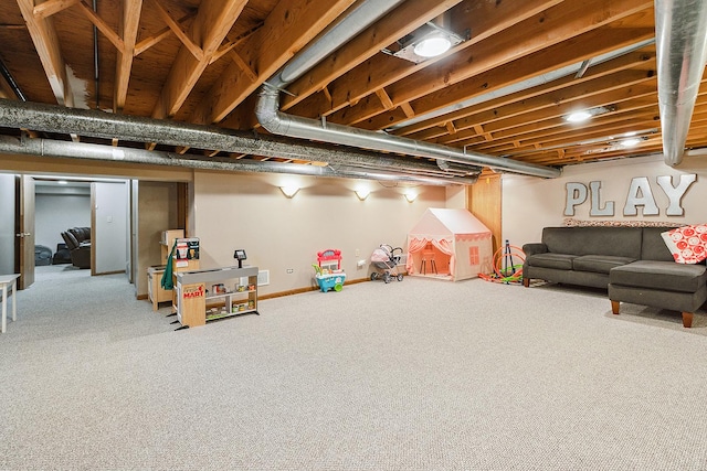 12318 W Donegal Ln, New Lenox, IL 60451 - finished basement featuring carpet