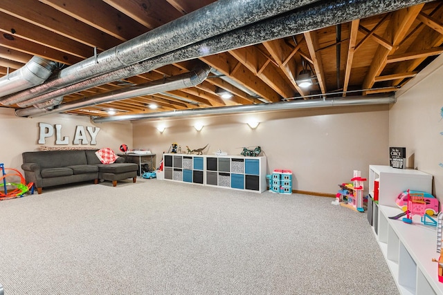 12318 W Donegal Ln, New Lenox, IL 60451 - finished basement featuring carpet