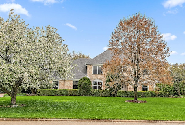12318 W Donegal Ln, New Lenox, IL 60451 - view of front of home featuring a front lawn and brick siding