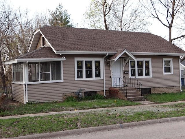 1611 Ashland Ave, Rockford, IL 61101 - view of front of property with roof with shingles