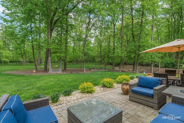 4779 Lees Ct, Oswego, IL 60543 - view of patio / terrace featuring outdoor lounge area