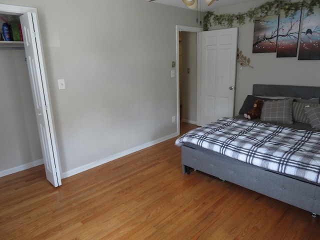 803 Junie Ct, Joliet, IL 60435 - bedroom featuring light wood finished floors and baseboards