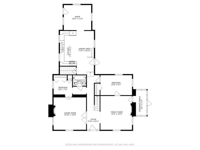 1027 Paul St, Ottawa, IL 61350 - property floor plan