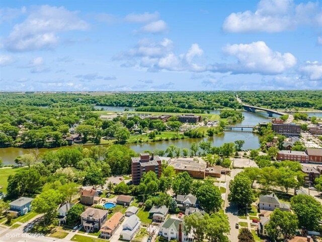 1027 Paul St, Ottawa, IL 61350 - bird's eye view of a nearby body of water and a notable bridge