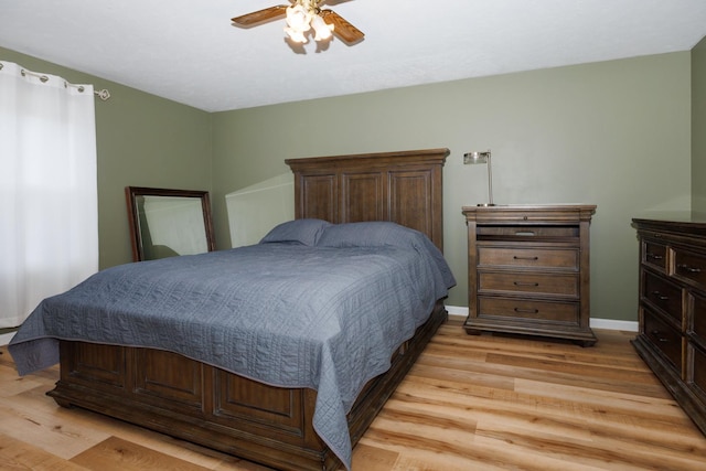 107 Regal Dr, Normal, IL 61761 - bedroom with light wood-style floors and a ceiling fan