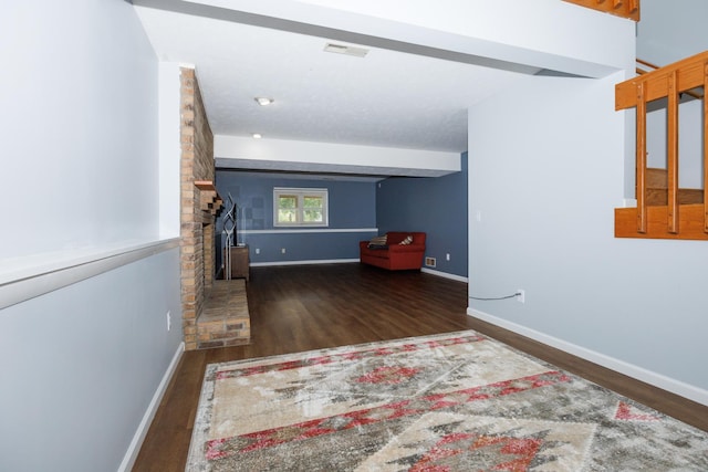 107 Regal Dr, Normal, IL 61761 - hallway featuring wood finished floors and baseboards