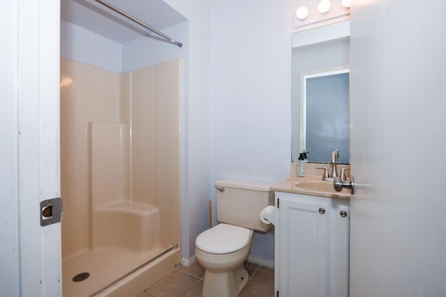 107 Regal Dr, Normal, IL 61761 - full bathroom with a stall shower, vanity, and tile patterned floors