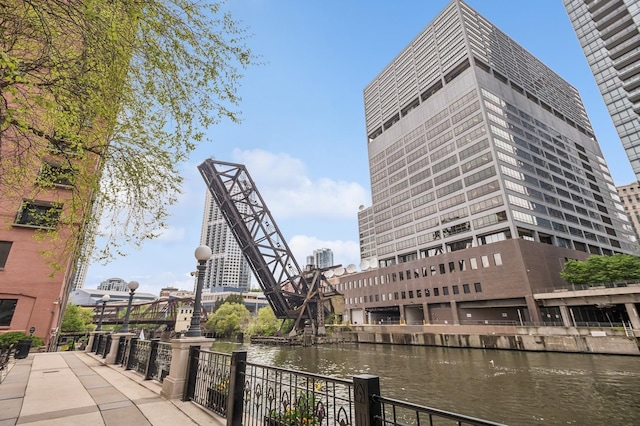 345 N Canal St Unit 1003, Chicago, IL 60606 - view of property featuring a water view
