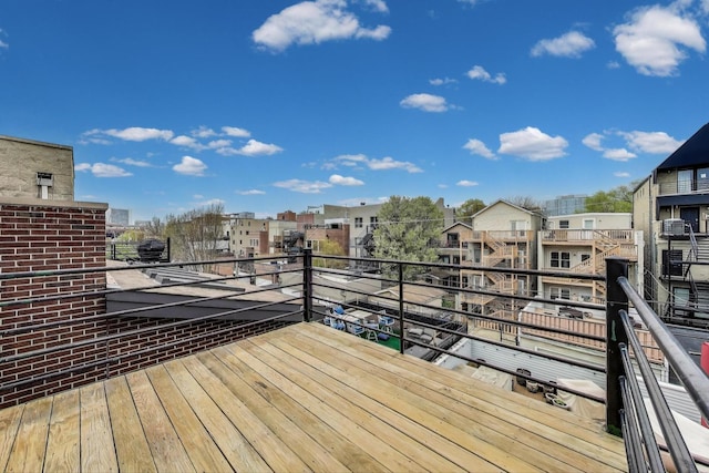 1426 N Cleveland Ave Unit 3, Chicago, IL 60610 - view of wooden deck