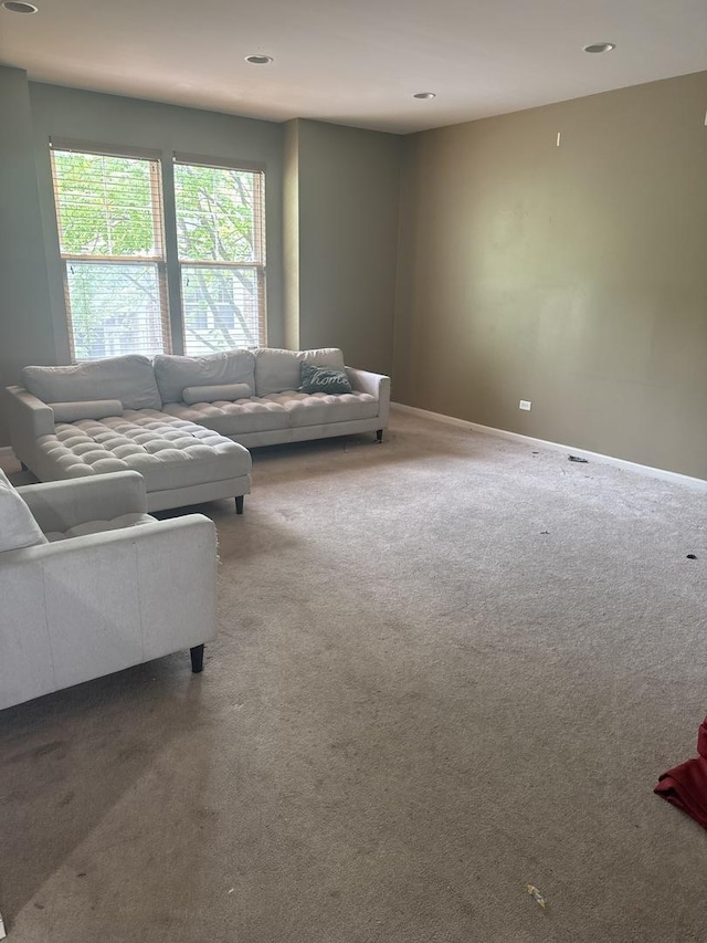 5588 Cambridge Way, Hanover Park, IL 60133 - living room with baseboards and carpet floors