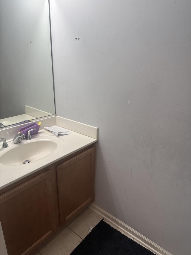 5588 Cambridge Way, Hanover Park, IL 60133 - bathroom with tile patterned floors and vanity
