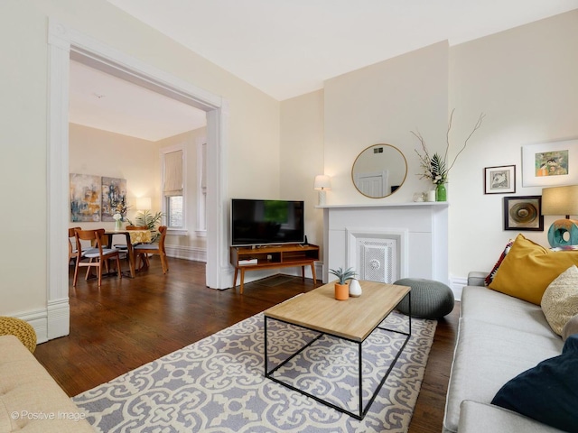 2426 W Mclean Ave, Chicago, IL 60647 - living room featuring wood finished floors