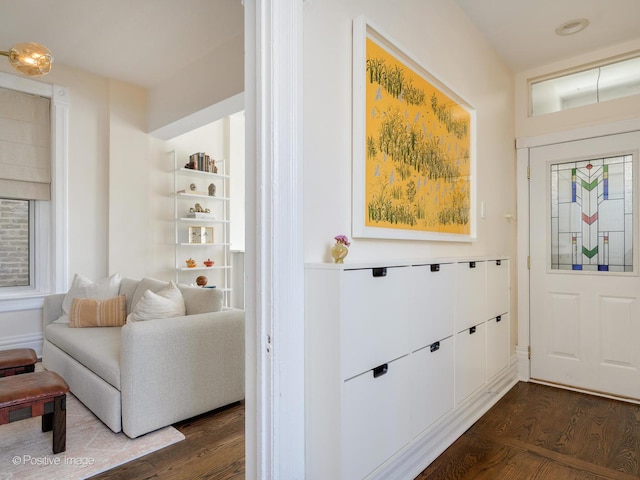 2426 W Mclean Ave, Chicago, IL 60647 - entrance foyer featuring dark wood-style floors