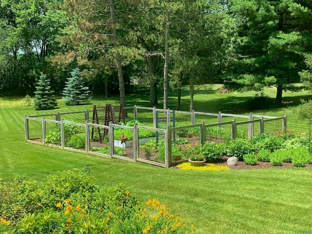 6N198 Old Homestead Rd, Saint Charles, IL 60175 - view of yard with a vegetable garden